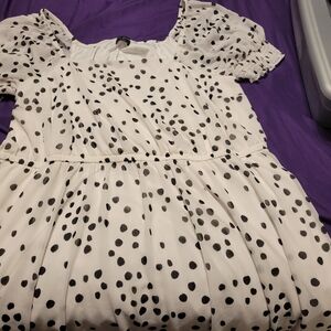 Lane Bryant size 28 polkadot dress